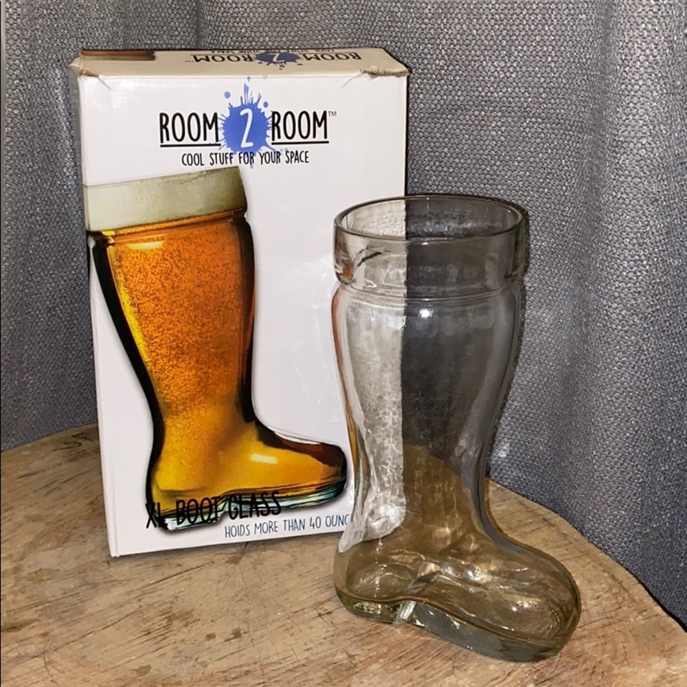 Room 2 Room XL Beer Glass Boot  Holds Over 40 oz